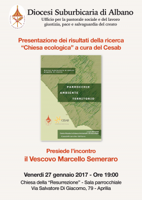 Conferenza di presentazione del libro "Chiesa, Ambiente, Territorio" - CESAB